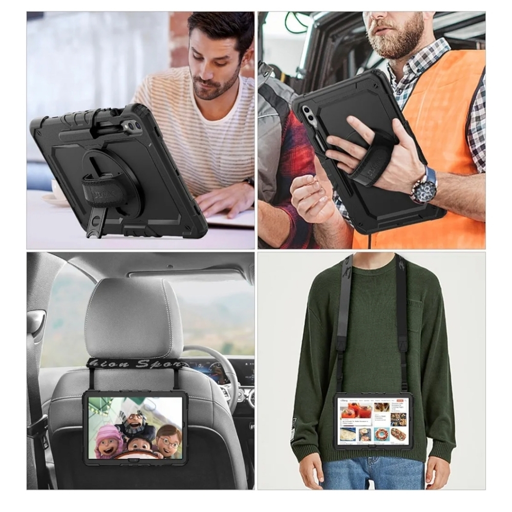 Black Rugged Tablet Case - Picture 2 of 5